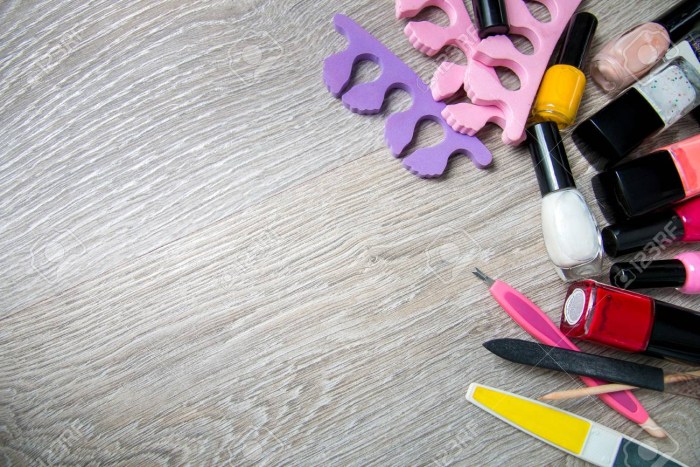 Bright manicure for a teenager