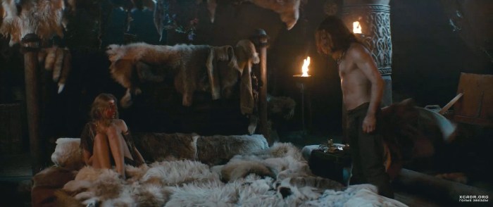 Naked skewal in the movie Viking