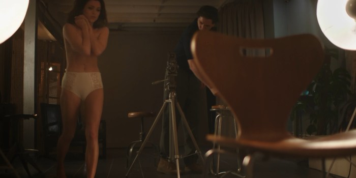 Sophie Kukson in a swimsuit