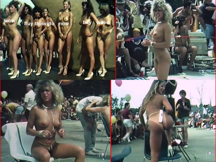 Beauty contest of naked 90s