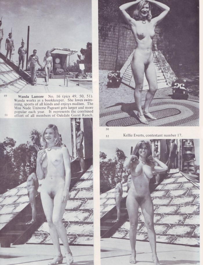 The beauty contest of teenagers at the resort of France Nude