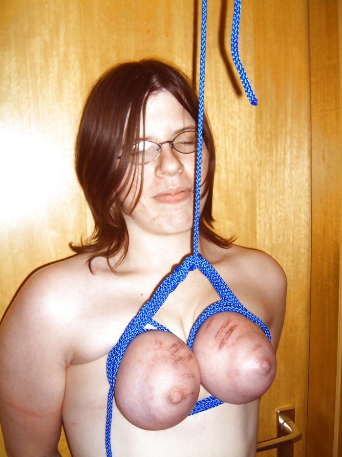 Bondage breasts amateur