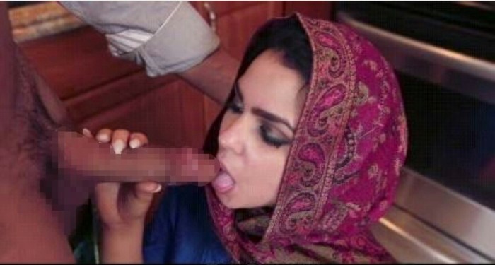 Dunettes in a hijab amateur