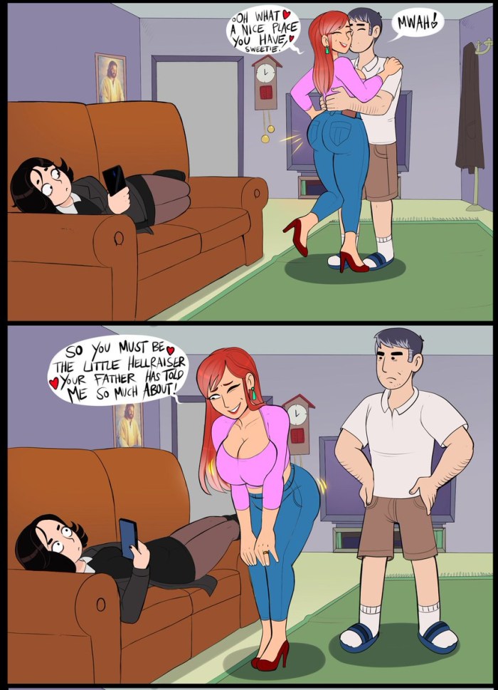 Anime girls with big breasts in swimsuits