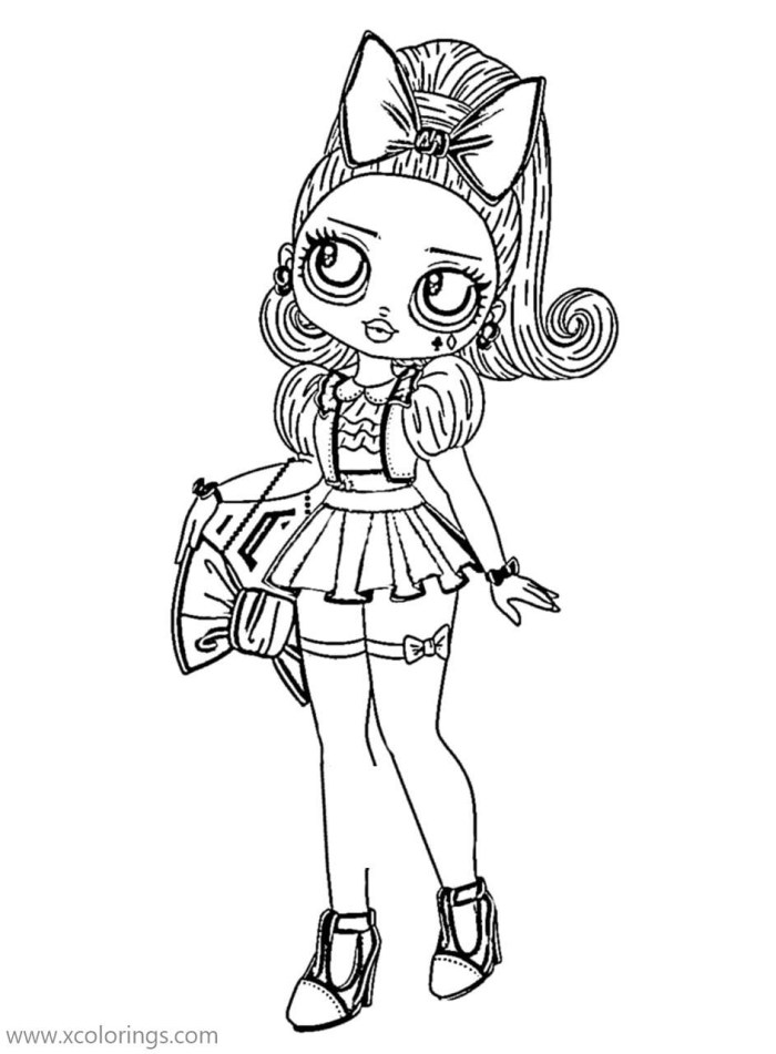Doll lol coloring omg