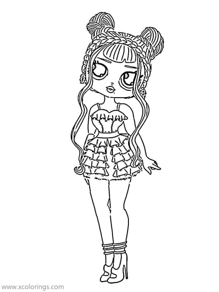 Doll lol oemji coloring