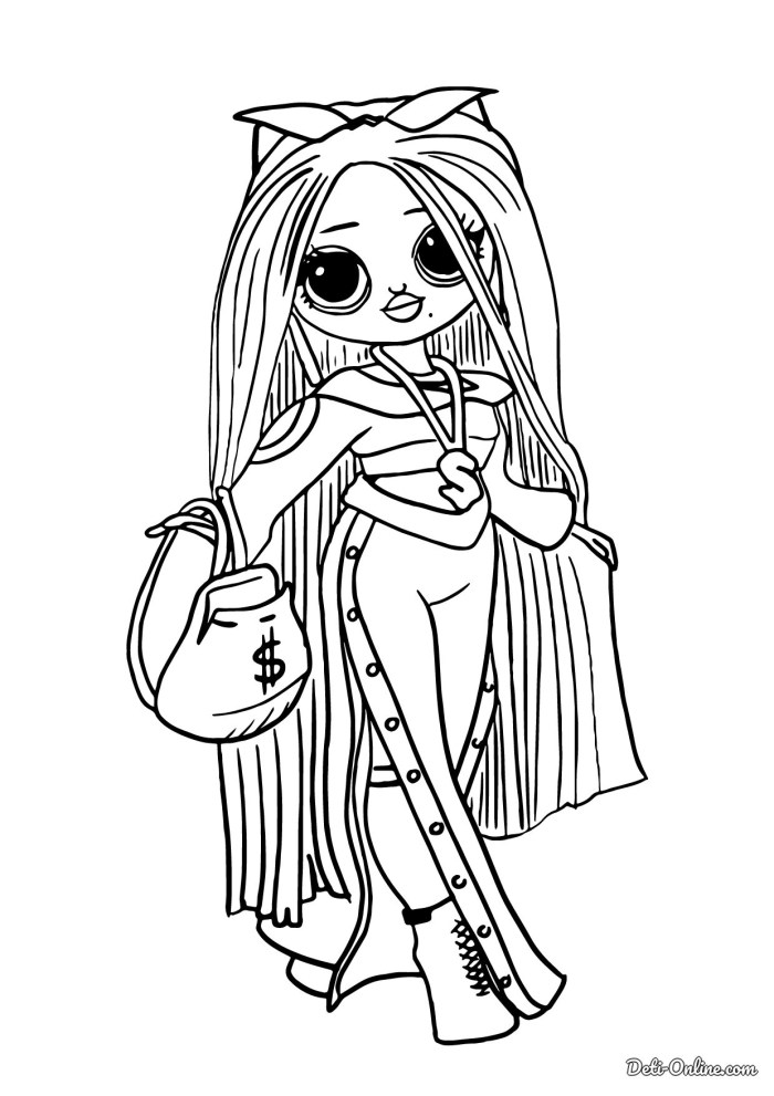 Lol OMG doll Coloring