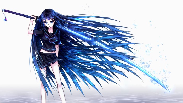 Shadow swordsman Raven Kisaragi
