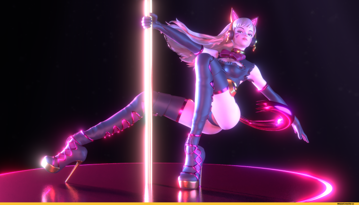 Diva Overvotch striptease