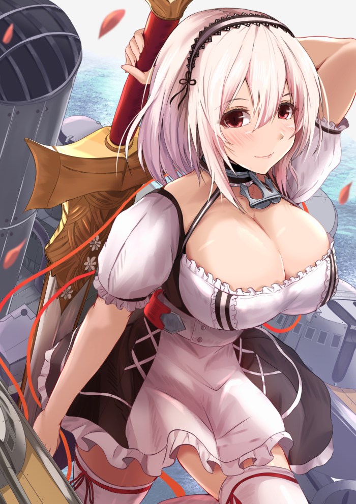 Azur lane anime maid