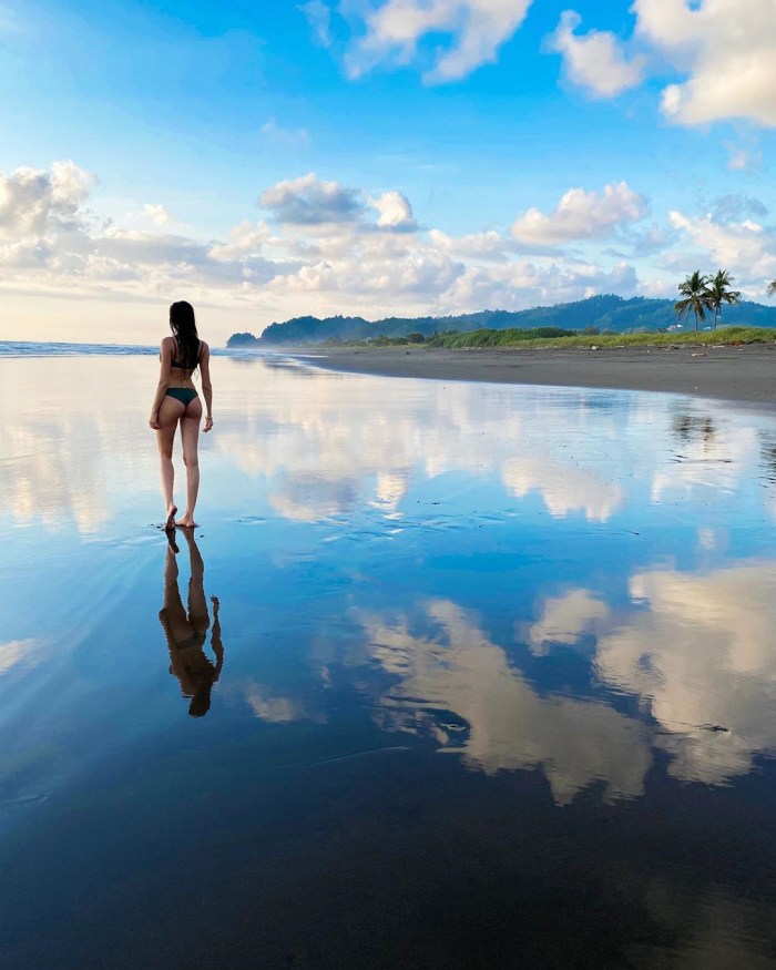 Anastasia Reshetova in the dress