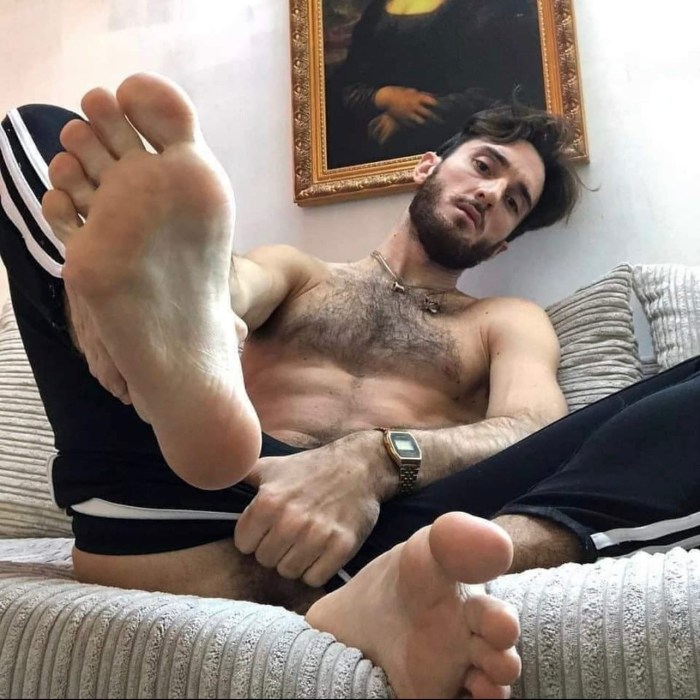 The husband is watching