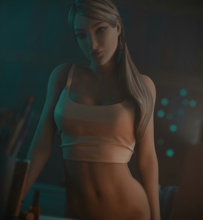 Girls in the village