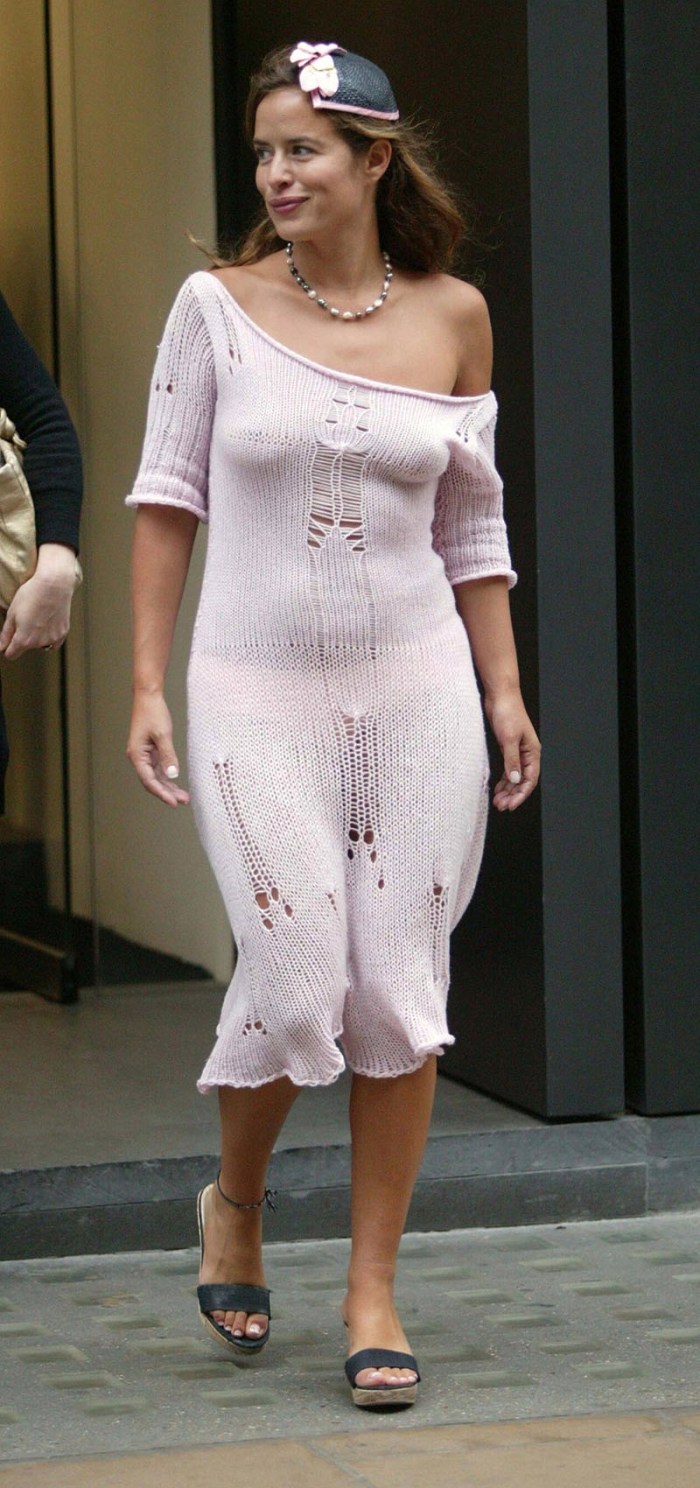 Girls in transparent dresses sexy