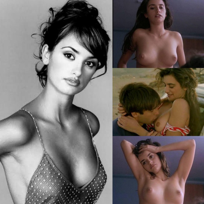 Penelope Cruz naked in films