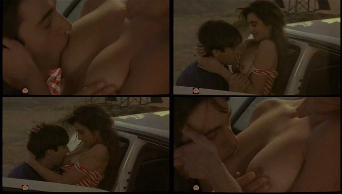 Penelope Cruz naked in the cinema