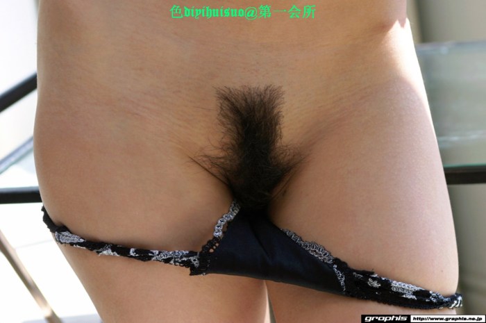 Beautiful hairy pubis