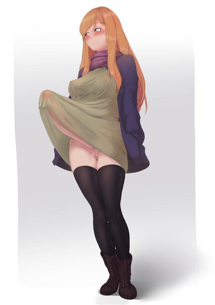 Anime transsexuals in the dress