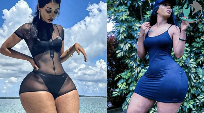 Bianca kettle in underwear