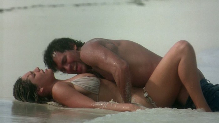 Girls with blacks on the beach nude