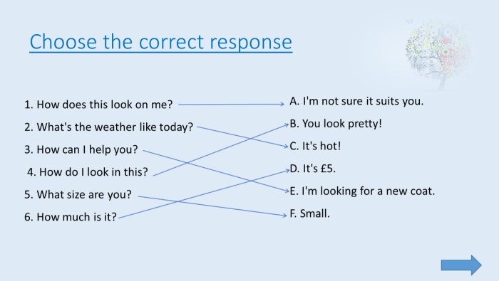 Choose The Correct Response Grade 5 answers