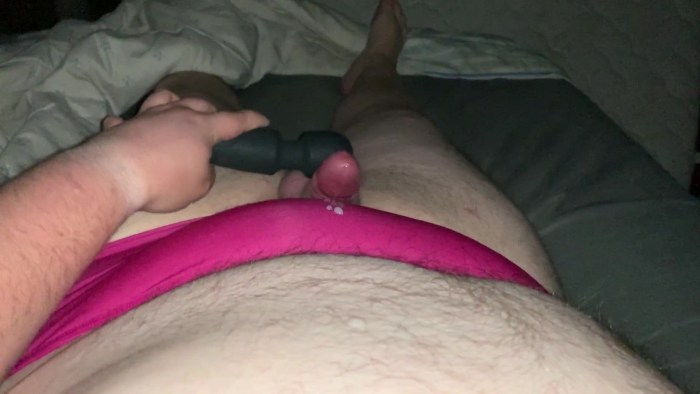 Milan boy in white Panties Cock