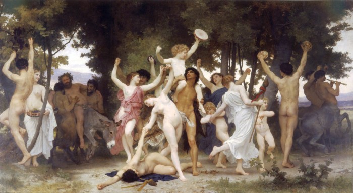 William Bugro "Youth of Bacchus", 1884