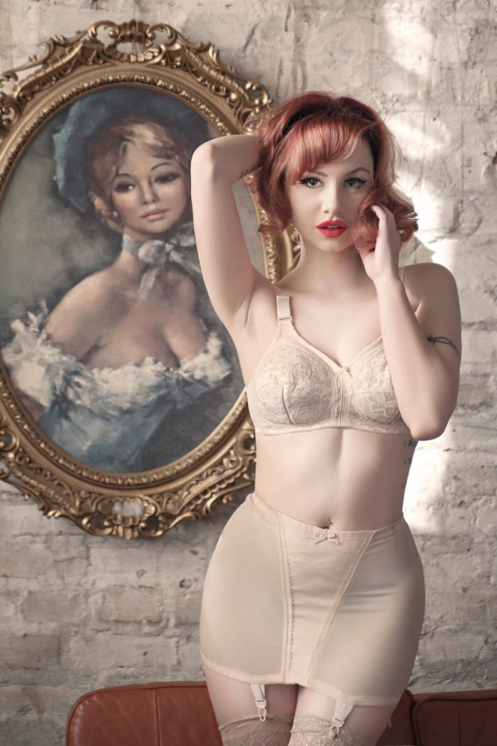 Women in vintage linen