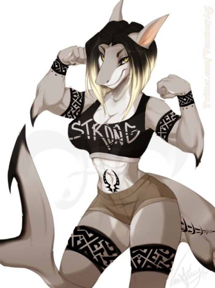 Furri shark girls