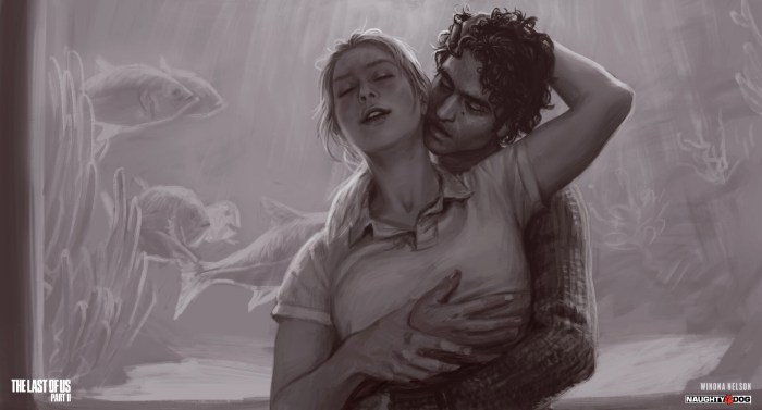 The Last of Us Ellie and Dina