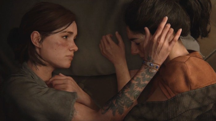The Last of Us Ellie and Dina