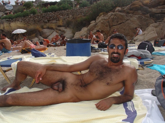 Naked Russian guys on the beach