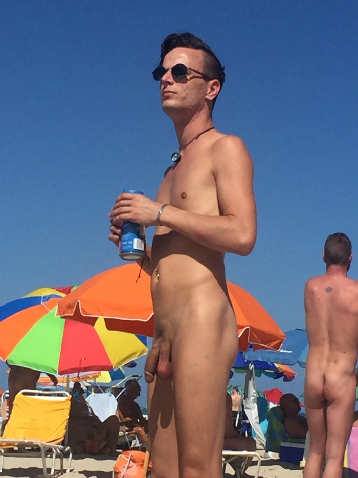Naked guys on the beach private