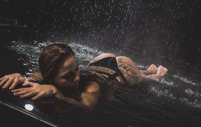 Photoshoot at the waterfall