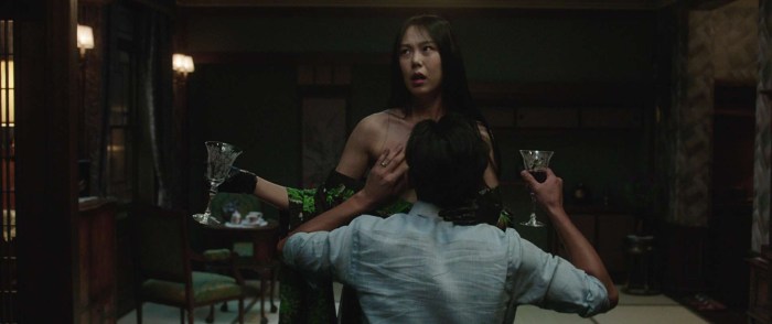 Naked maid and master