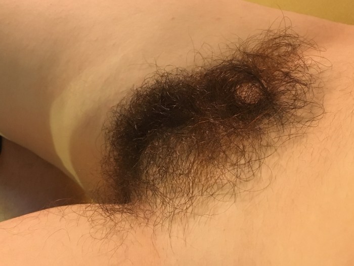 Women's pubis without hair