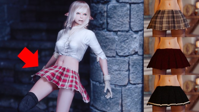 HDT Test Skirts Skyrim