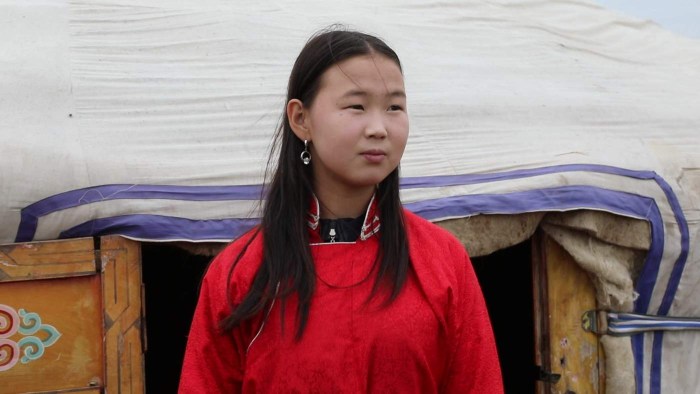 Girls of Mongolia Faces