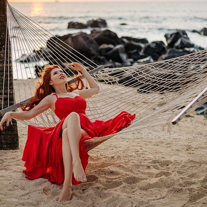 Anna Chapman photo shoot 2020