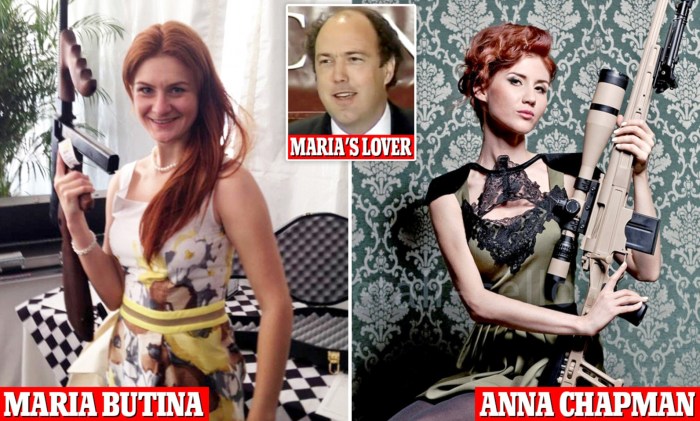 Anna Chapman and Maria Butina