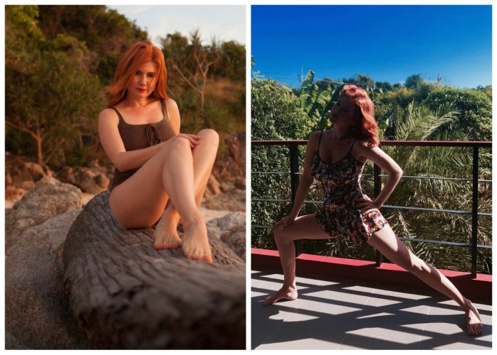 Anna Chapman in a swimsuit