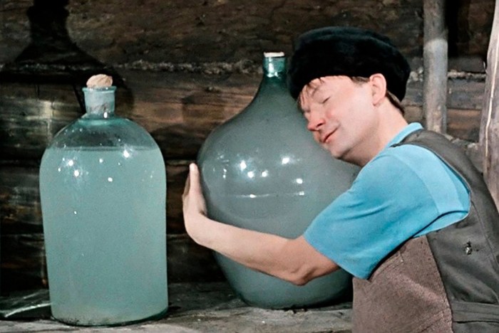 The label of moonshine is wheat