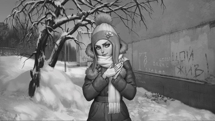 The girl's legs stuck out of