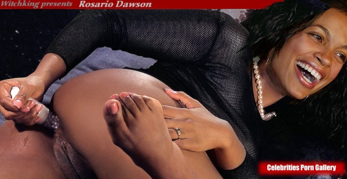Actress Rosario Dawson XXX