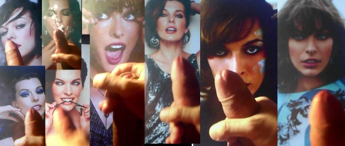 Fakes naked Mila Yovovich