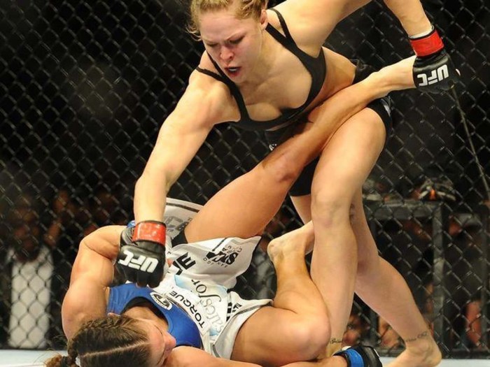 Khabib Nurmagomedov in the ring