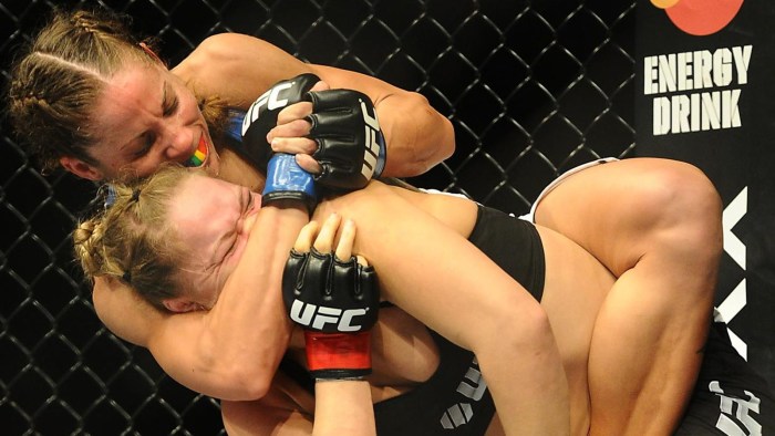 Photos of the UFC champions