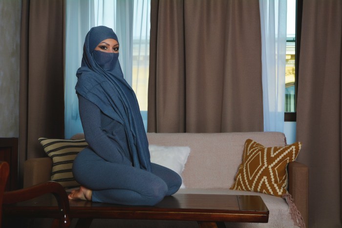 Girl in a hijab Grozny
