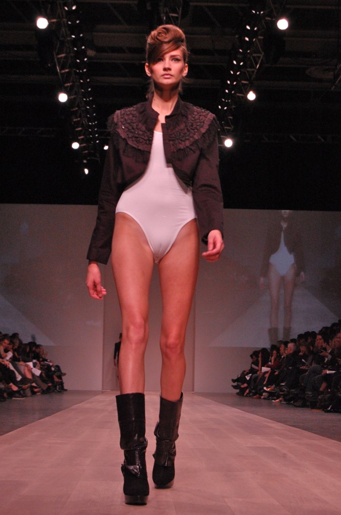 Naked elderly old women