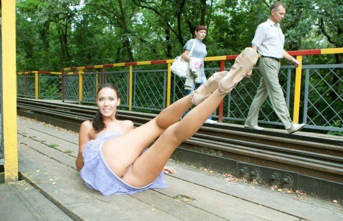 Porn. Ballet without panties